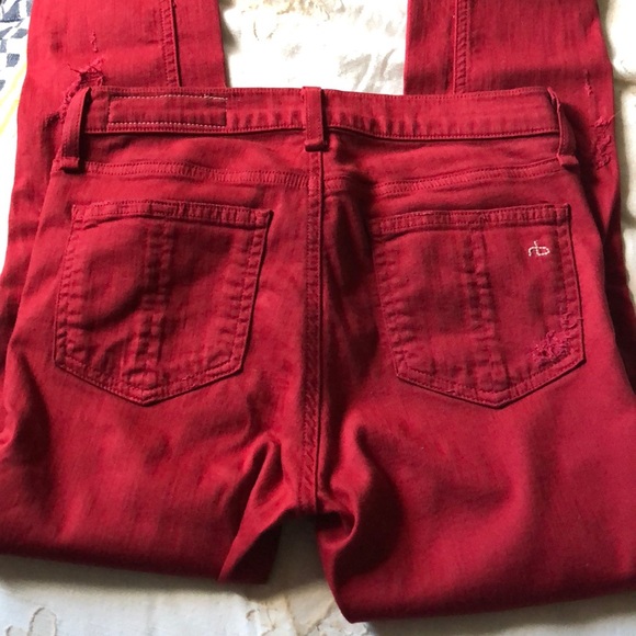 Rag and Bone Size 26 Ripped skinny Jeans SOLD - Picture 10 of 10